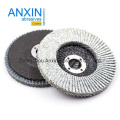 4-1/2"*7/8" High Quality Aluminum Alloy Polishing Ceramic Grain Flexible Flap Disc Made in China